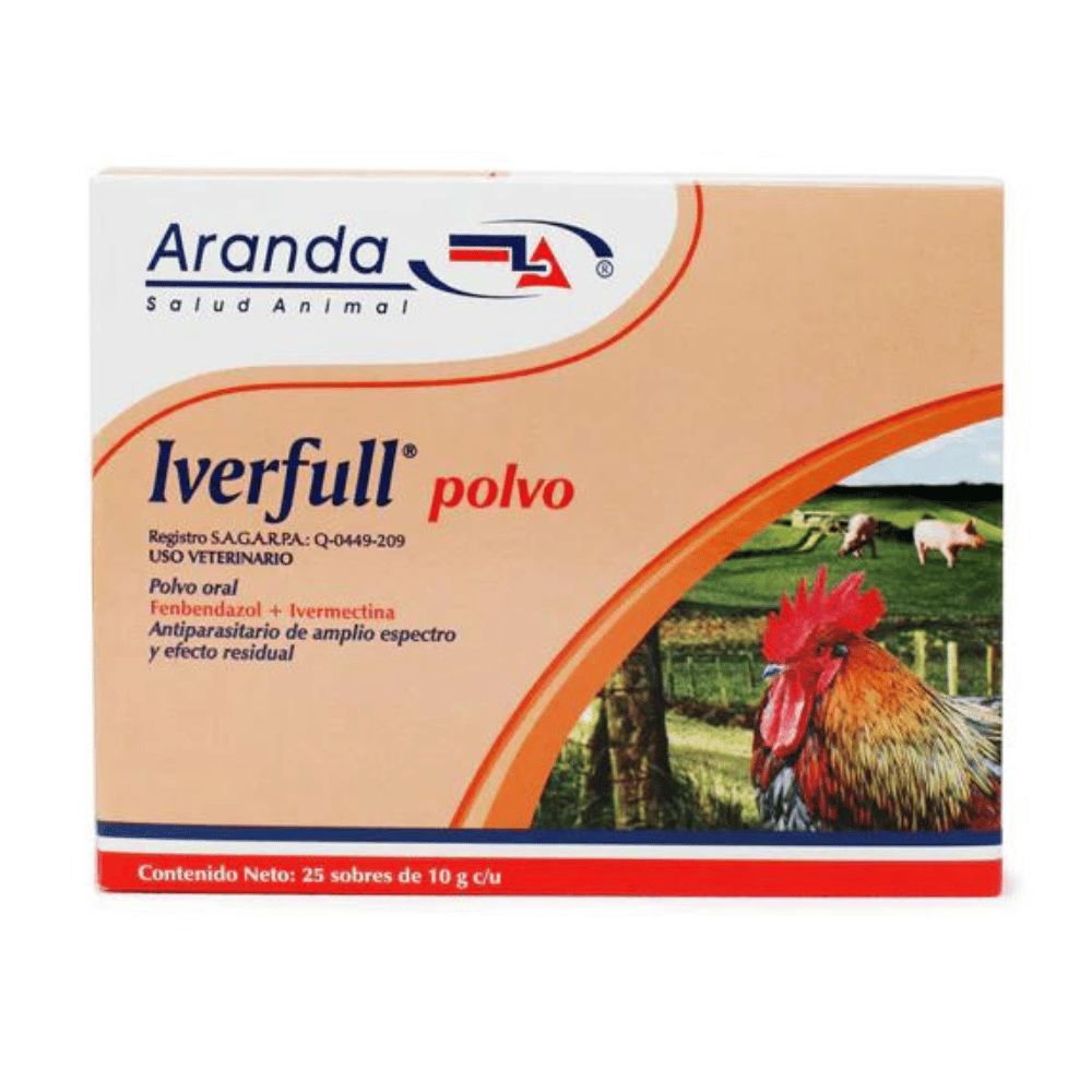 Iverfull Polvo Sobre de 10 Gr - Caja con 25 Pzas Iverfull Polvo Sobre de 10 Gr - Caja con 25 Pzas